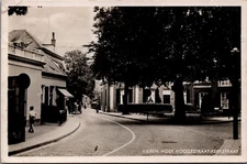 Netherlands Dieren Hoek Hoogestraat Kerkweg Vintage RPPC B147