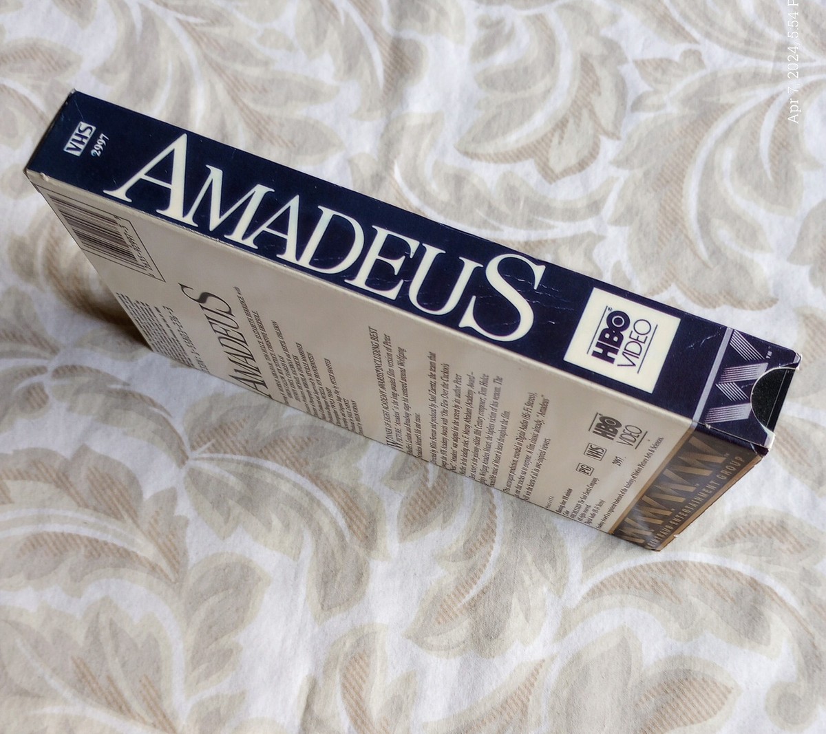 AMADEUS VHS 1984 First Edition HBO Video Wolfgang Amadeus Mozart 