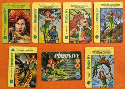 Marvel OVERPOWER POISON IVY SET DC char 6 sp Poison Kiss Batman