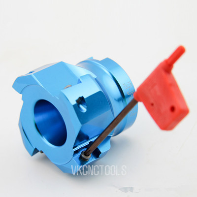 90Deg. D50mm Indexable Face Mill Cutter Light Aluminum Alloy Cutter for APKT1604