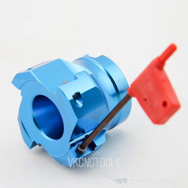 90Deg. D50mm Indexable Face Mill Cutter Light Aluminum Alloy Cutter for