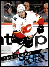 2020-21 Upper Deck Young Guns Alexander Yelesin Rookie Calgary Flames #488 R36