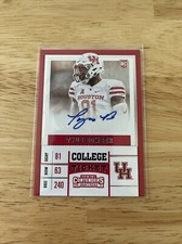 2017 Panini Contenders College Ticket TYUS BOWSER Houston Cougars Auto #296