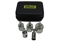 Drilax⢠5 Pcs Diamond Drill Bit Set 3/4, 1, 1-3/16, 1-3/8, 1-5/8 - Wet Cu on sale Drilax⢠5 Pcs Diamond Drill Bit Set 3/4, 1, 1-3/16, 1-3/8, 1-5/8 - Wet Cu on sale