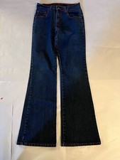 Jordache Jeans Vintage Boot Flare Womens 9/10 Stretch Mid Rise Blue Denim 27x31