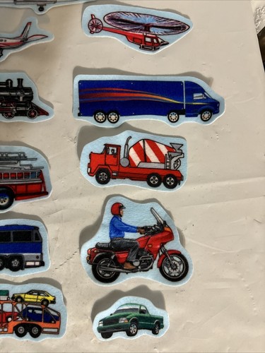 Vehículos de Transporte Infantil Fieltro Franela Tablero Cuento 17 Piezas LG. Play - Imagen 4 de 4
