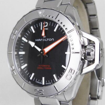 HAMILTON Watch H77485130 Khaki Navy Open Water Auto  display picture 3