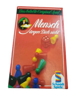 Man Don't Get Angry - Mensch Argere Dich Nicht - Schmidt Spiele EUC German Game
