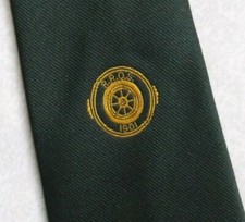Tie Necktie Mens Vintage RETIRED RAILWAY OFFICERS' SOCIETY 1990s 