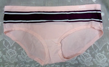 Vtg Women's PINK VICTORIA'S SECRET Extra Low Rise Hipster Panties PINK / L