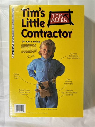 RARE Tim Allen Signature Stuff Tim's Little Contractor Kit New 1996 - Picture 5 of 5