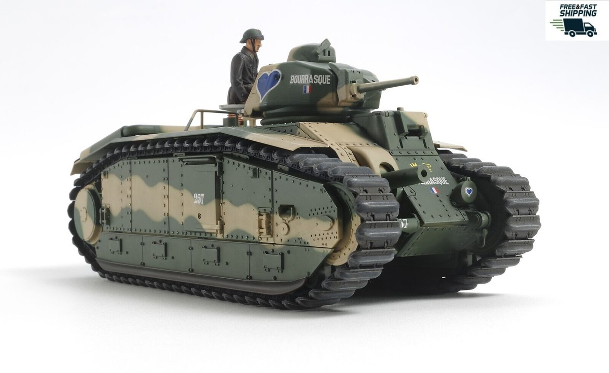 タケ Tamiya 30058 1/35 scale French Battle Tank B1 To (with Motor