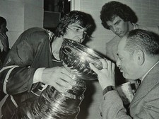CLASSIC HOCKEY PHOTO PRINT SERGE SAVARD 1978 STANLEY CUP CELEBRATION  MONTREAL