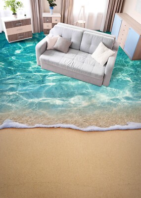 3D Sandy Beach O1329 Floor WallPaper Murals Wall Print Decal 5D Eve 2023