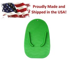 Motorcycle Kickstand Pad Side Kick Stand Base for Yamaha Honda Harley Green