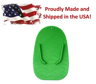 Motorcycle Kickstand Pad Side Kick Stand Base for Yamaha Honda Harley Green