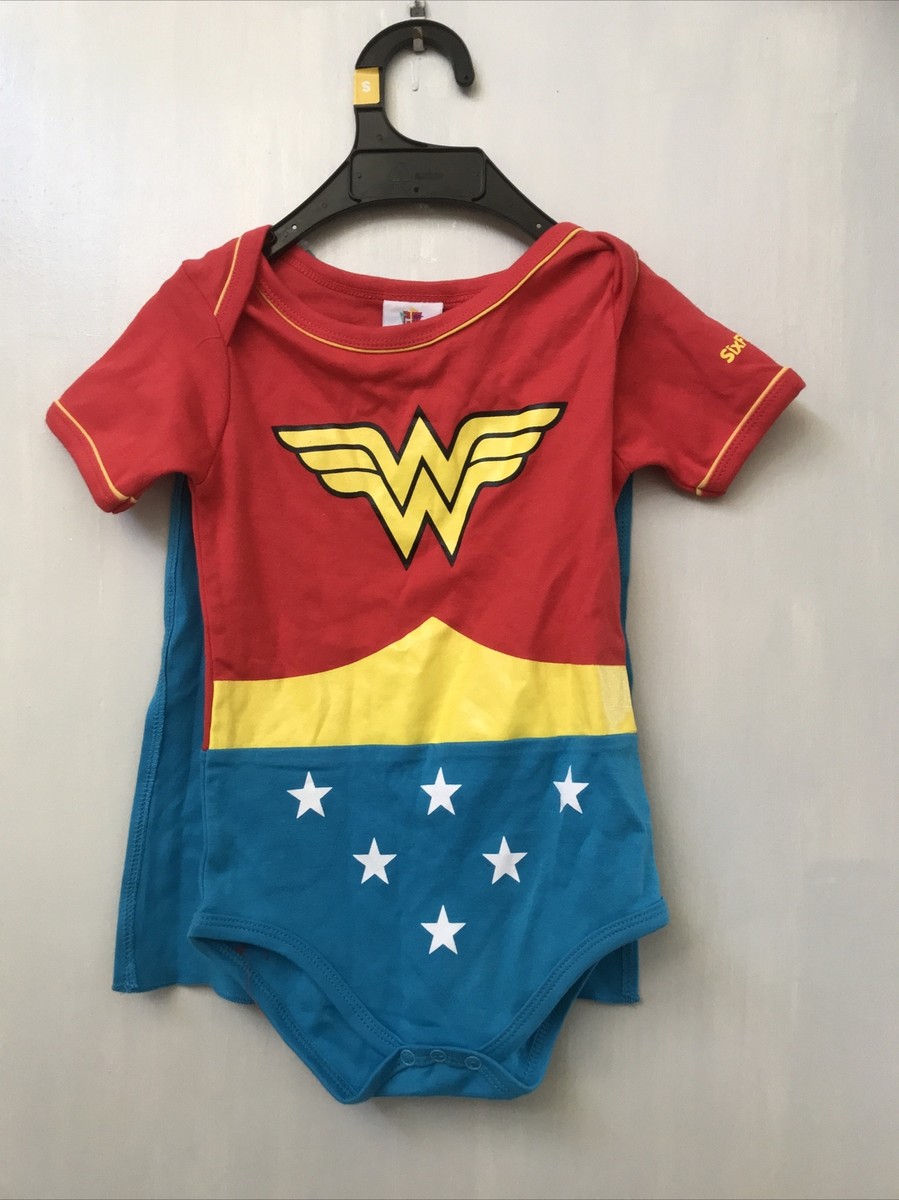 DC Comics Wonder Woman Bodysuit One Piece 18 Months Six