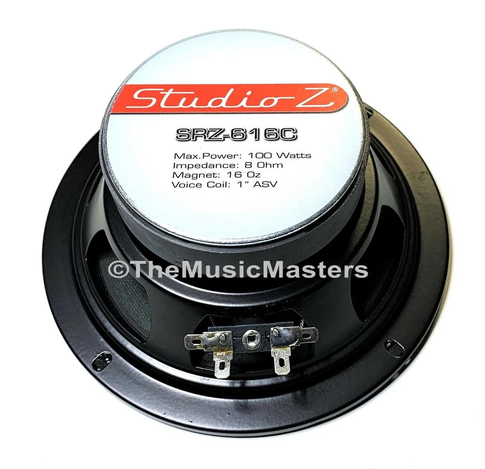 Par de altavoces de rango completo de 6,5 pulgadas graves woofer medio 8 ohmios hogar estéreo estudio de sonido Foto 3 de 4