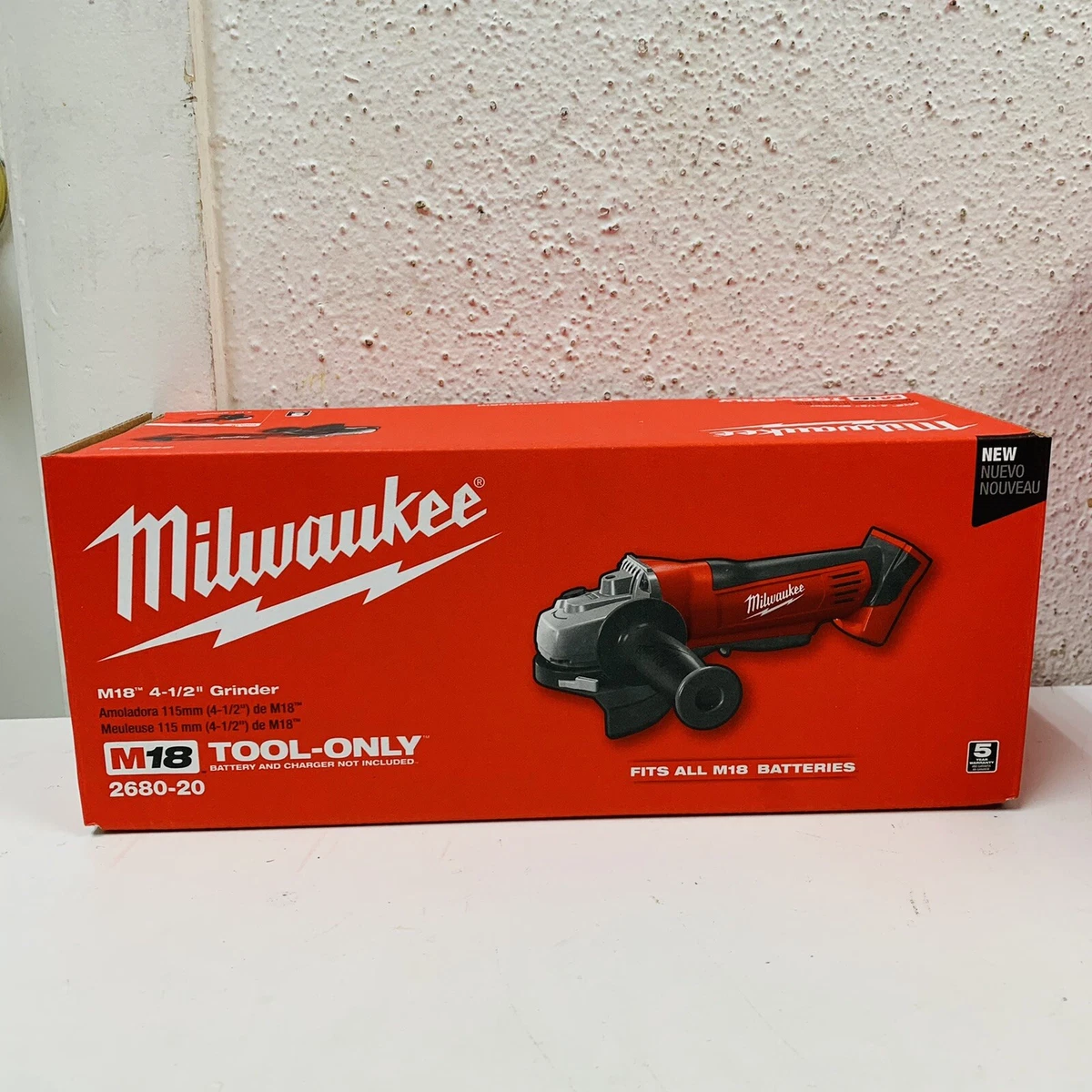 Milwaukee 4 online inch cordless grinder