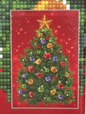 DIAMOND DOTZ "Christmas Tree" Diamond Embroidery Facet Art Kit Size 13,4"x 19,7"