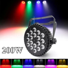 200W 18LED Stage Lights RGBW DMX Color Change Par Light Party DJ Disco Xmas Show