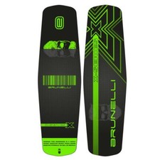 BRUNELLI Wood Flex Pro Cable Park Wakeboard Boot and Wakepark Grind-Base 141cm