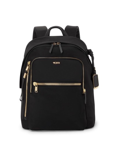Tumi Voyageur Halsey Backpack -Black/Gold NWT
