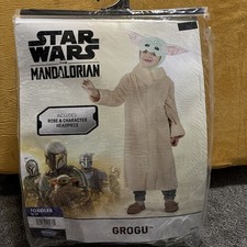 Disney Star Wars Grogu Baby Yoda Toddler Costume 2T-3T Dress Up Halloween