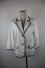 Pierre Cardin Blazer Giacca Femme Tg 48 Veste Casual Vintage Coton