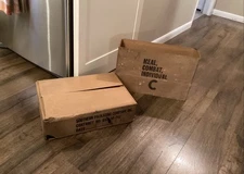 1962 UNOPENED MCI Vietnam Era US Military Case 12 C-Ration Meals Accessory Pack