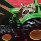 John Deere ERTL Licensed Green Toy Tractor Front Loader Bucket & Grain Wagon — photo 8