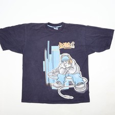 Vintage Southpole Men's XL Blue Graphic T-Shirt Made in USA 100% Cotton Hip Hop