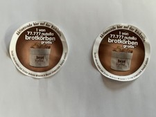 Nutella 2 St&uuml;ck Code Codes Brotkorb