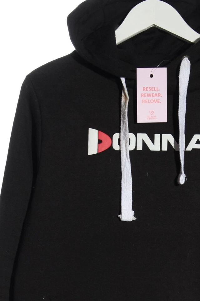DONNAY Sudadera con capucha Mujeres Sudadera Talla EU 38 negro-blanco-rojo - Imagen 3 de 4