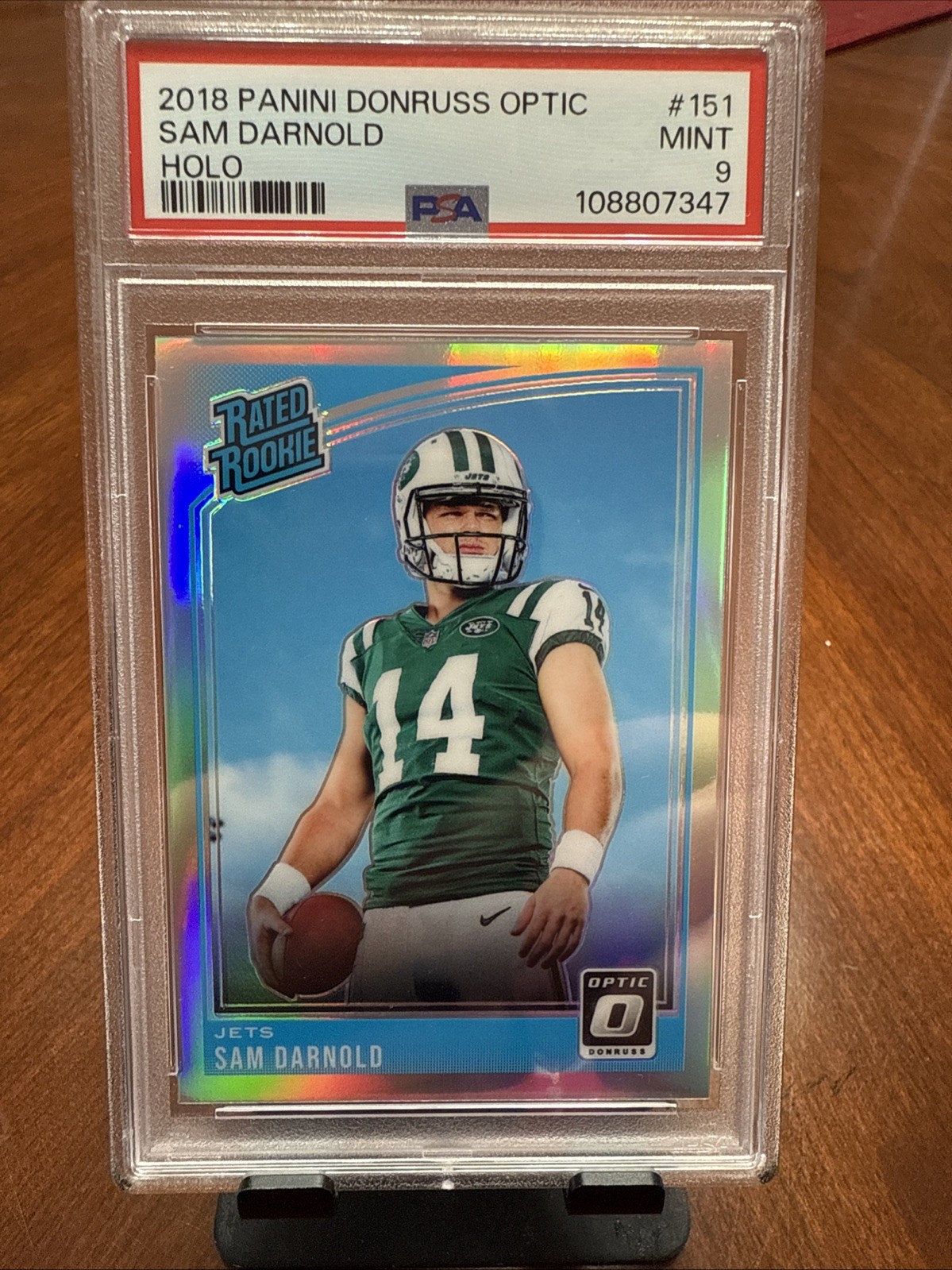 2018 Donruss Optic - Rated Rookie Sam Darnold #151 Holo Prizm (RC)