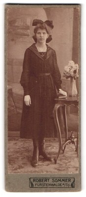 Photograph Robert Sommer, Fürstenwalde, Müncheberger Straße 9, confirmation NEB 