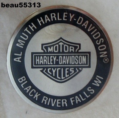  AL MUTH BLACK RIVER FALLS WISCONSIN HARLEY DAVIDSON DEALER OIL STICK DIP DOT