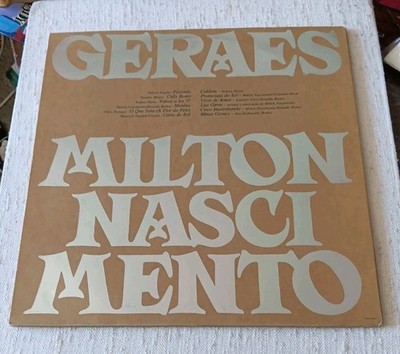 Milton Nascimento GERAES Vinyl LP Made In Brazil 1976 Original Pressing EX/EX
