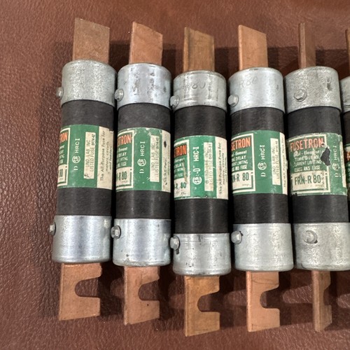 10x Bussmann Fusetron FRN-R 80 Dual Element Time Delay Fuse RK5 250V | eBay