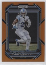 2022 Panini Prizm Orange Prizm 136/249 Jamaal Williams #97 0x1e