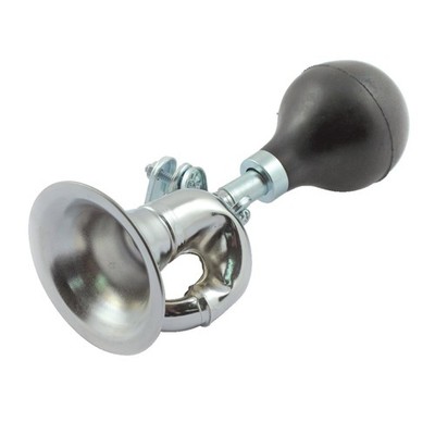 Chris Products, klassische Druckhupe. Chrom Universal