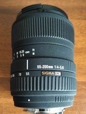 Sigma 55-200mm f/4-5.6 DC Zoom Lens Pentax K Mount