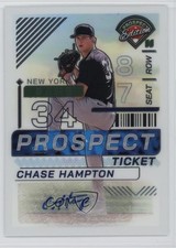 2024 Panini Prospect Edition Holo Signatures Chase Hampton #34 Auto b5f