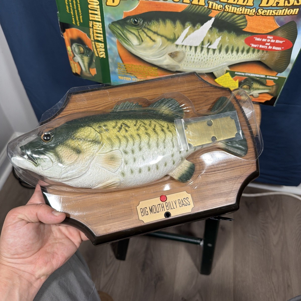 NOS Big Mouth Billy Bass Singing Fish Nostalgic Singing Sensation