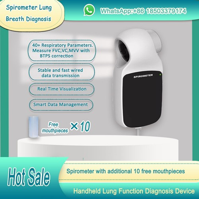 #ad Spiometer SPM A Digital Hand held Lung Breathing PC software 10 Free Mouthpieces $190.00