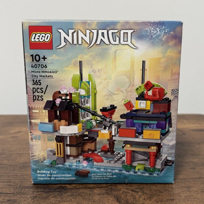 LEGO NINJAGO Micro NINJAGO City Markets 40706 - Sealed; Never Opened