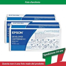 Epson EPL-6200 6200L Developer Cartridge Pack Of 2
