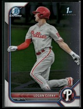 2022 Bowman #BCP-120 Logan Cerny Chrome Prospects