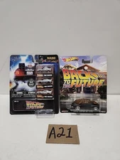 LotOf2 Back To The Future Jada Nano Hollywood NV-5,Hot Wheels Ford Super Deluxe)