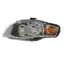 Audi A4 Headlight B7 8E Saloon 2004-2008 Halogen Headlamp Passenger Side Left